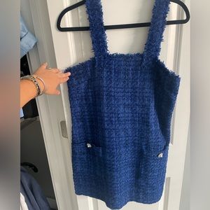 Zara blue mini dress